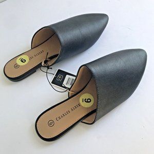 Charles Albert Pointed Slip On Mules Flat 6